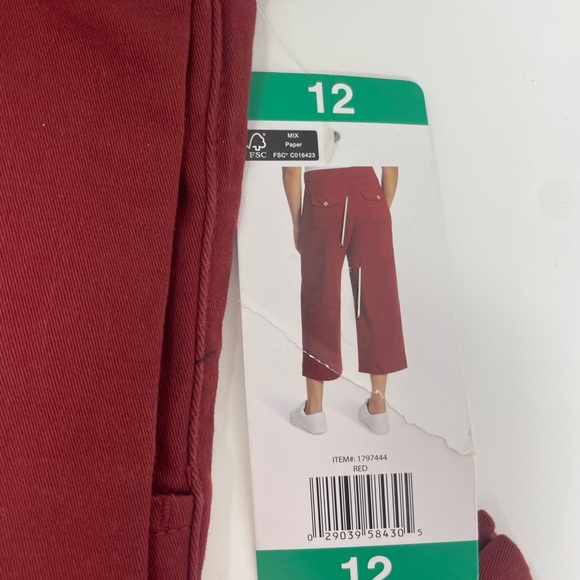 Gloria Vanderbilt Women's High Rise Jeans - Red - Picture 8 of 8